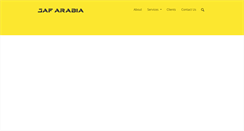 Desktop Screenshot of jafarabia.com