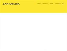 Tablet Screenshot of jafarabia.com